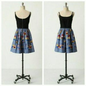 Anna Sui for Anthropologie County Fair Dress, Size 8